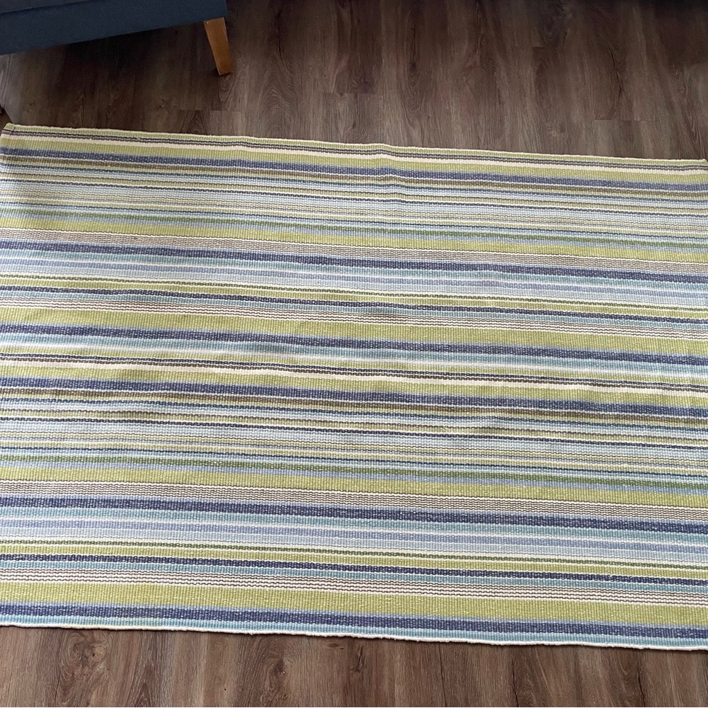 Dash & Albert Stripe Handwoven Cotton Rug